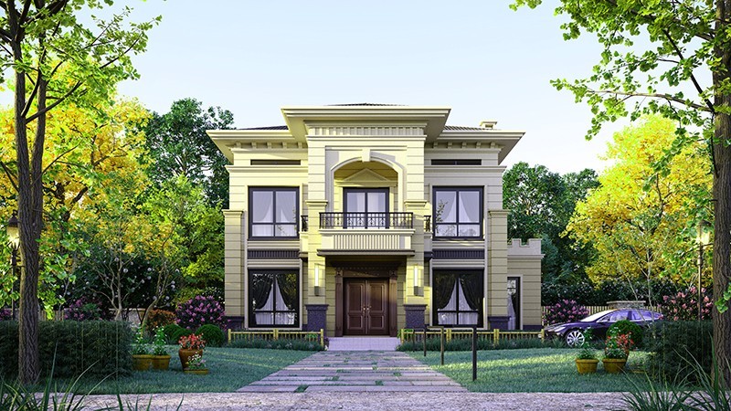 保定中式合院住宅，开放庭院与邻里乡亲更亲近